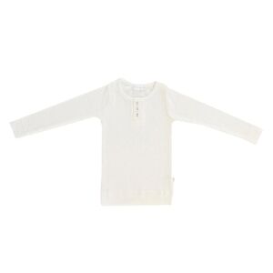 Jamie Kay | Long Sleeve Henley - Milk